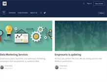 Tablet Screenshot of empresario.com
